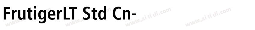 FrutigerLT Std Cn字体转换